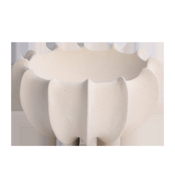 Κεραμική πιατέλα φρούτων σε σχήμα κοχυλιού και καλάθι φρούτων, σκανδιναβικό μινιμαλιστικό στυλ για τραπεζάκι σαλονιού, κυκλοφόρησε το 2025