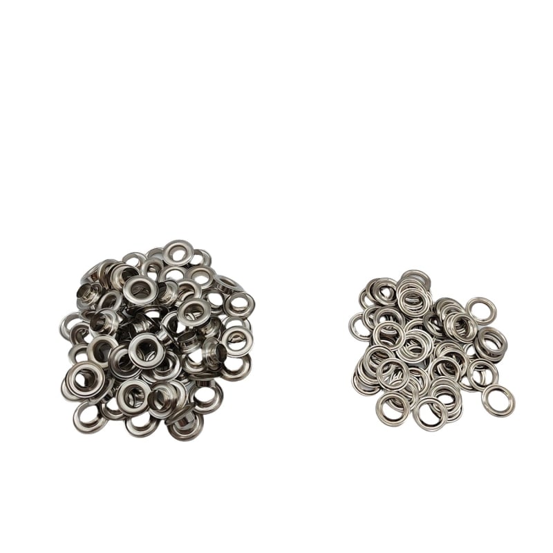 Σετ εργαλείων εγκατάστασης eyelets - Χειροκίνητες πρέσες, σίδηρος, 500 σετ, για υφάσματα ιστιοπλοΐας, σκηνές, τέντες, τσάντες και ρούχα