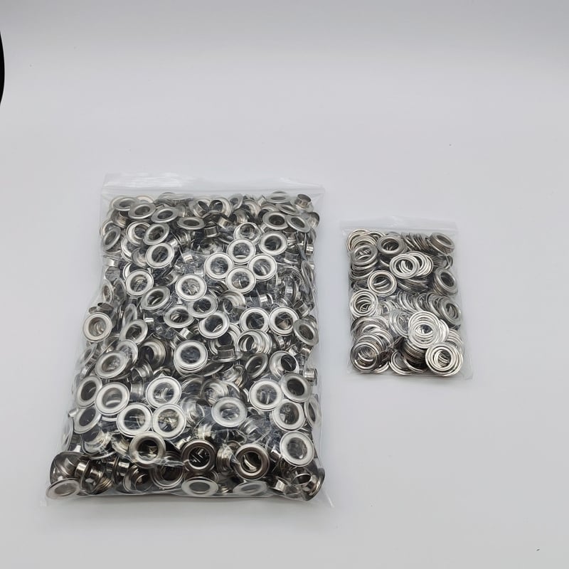 Σετ εργαλείων εγκατάστασης eyelets - Χειροκίνητες πρέσες, σίδηρος, 500 σετ, για υφάσματα ιστιοπλοΐας, σκηνές, τέντες, τσάντες και ρούχα