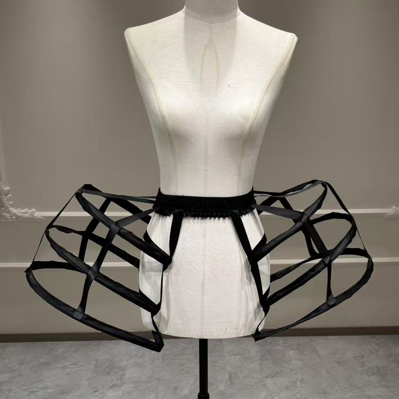 Lolita Bustle Petticoat s jednim čeličnim prstenom i jednostrukim predivom; odrasli; ljeto 2025; Marka: Other