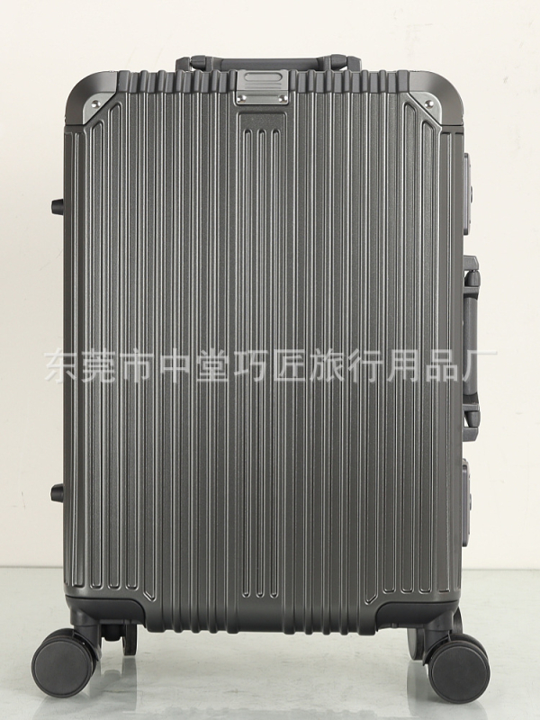 Valiză de călătorie cu cadru din aluminiu, PC, lacăt TSA cu cod, roți universale, greutate 3,5 kg