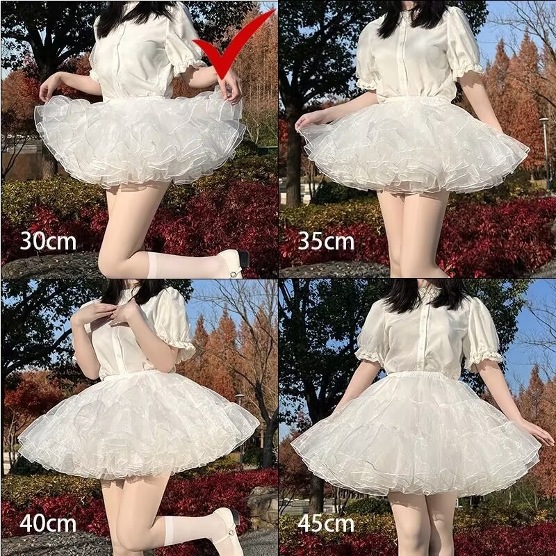 Lolita suknja s boneless bustle, leteći puhasti stil, proljeće 2025