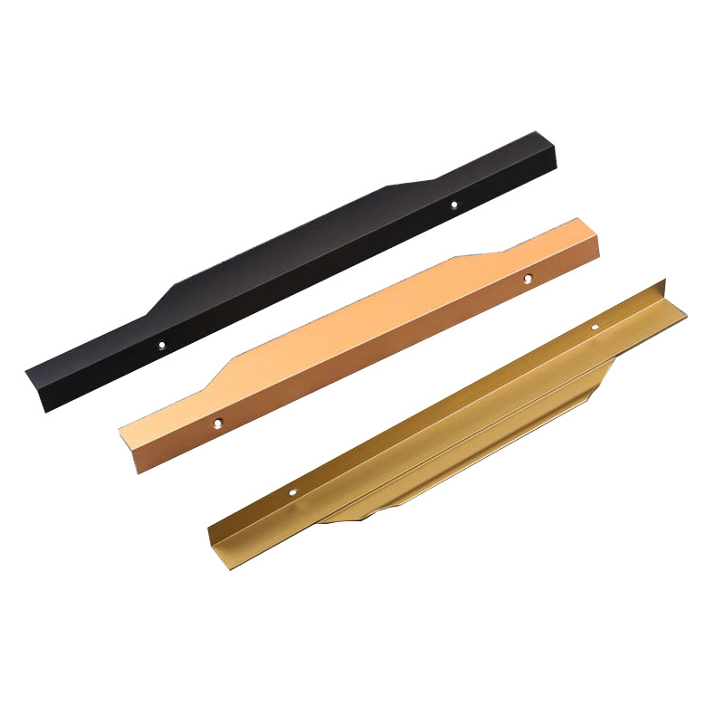 Edge fogantyú szekrényhez – alumínium ötvözet, továbbfejlesztett anodizálás, stílus Light Luxury, modell BJTF2