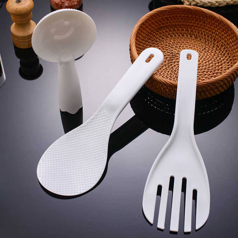 Kochi πλαστικό κουτάλι-σκούπα για ρύζι, παχύ, πολύ μεγάλο, μη κολλάει, αντιολισθητικό, θερμοανθεκτικό, πλαστικό χερούλι, εξατομίκευση διαθέσιμη