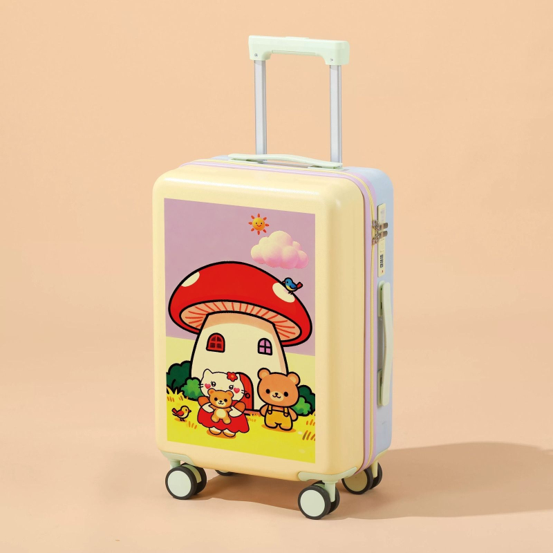 Unisex kofer za ručnu prtljagu od najlona s teleskopskom ručkom, bočnim otvaranjem, univerzalnim kotačićima i zaključavanjem