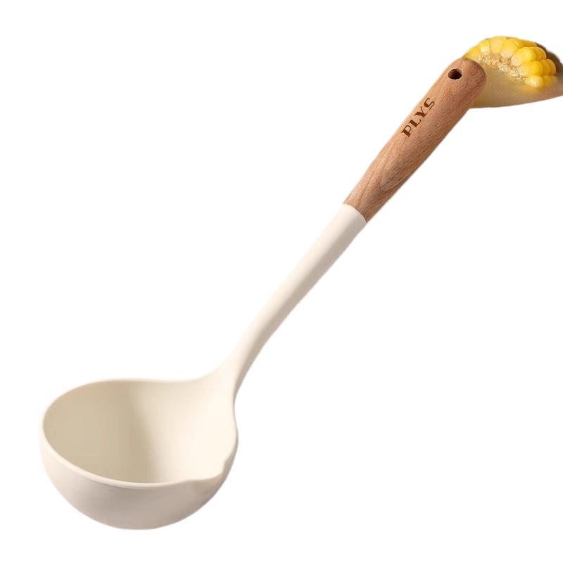 Sheng bangrong Σπατούλα κουζίνας από σιλικόνη με λαβή σιλικόνης, μεταλλικό σώμα