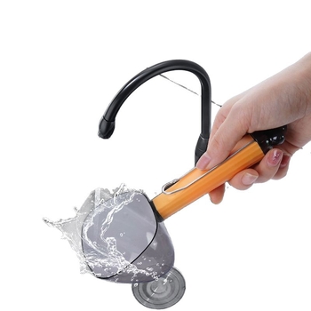 Set din acril cu linguri și spatulă, cu linguri de măsurare gradate, capacitate mare, design modern minimalist