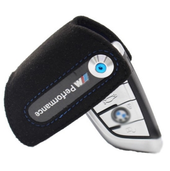 Θήκη κλειδιών BMW από σουέντ για σειρές 1/3/5/6/7 GT, X3/X4 — Απλός σχεδιασμός