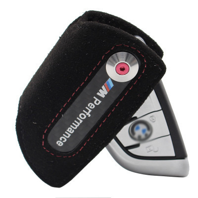 Θήκη κλειδιών BMW από σουέντ για σειρές 1/3/5/6/7 GT, X3/X4 — Απλός σχεδιασμός