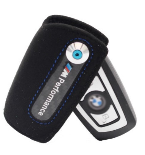 Θήκη κλειδιών BMW από σουέντ για σειρές 1/3/5/6/7 GT, X3/X4 — Απλός σχεδιασμός