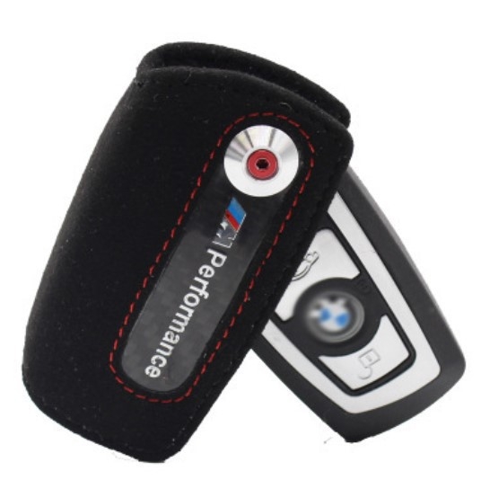 Θήκη κλειδιών BMW από σουέντ για σειρές 1/3/5/6/7 GT, X3/X4 — Απλός σχεδιασμός