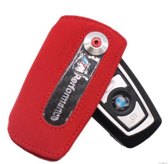 Θήκη κλειδιών BMW από σουέντ για σειρές 1/3/5/6/7 GT, X3/X4 — Απλός σχεδιασμός