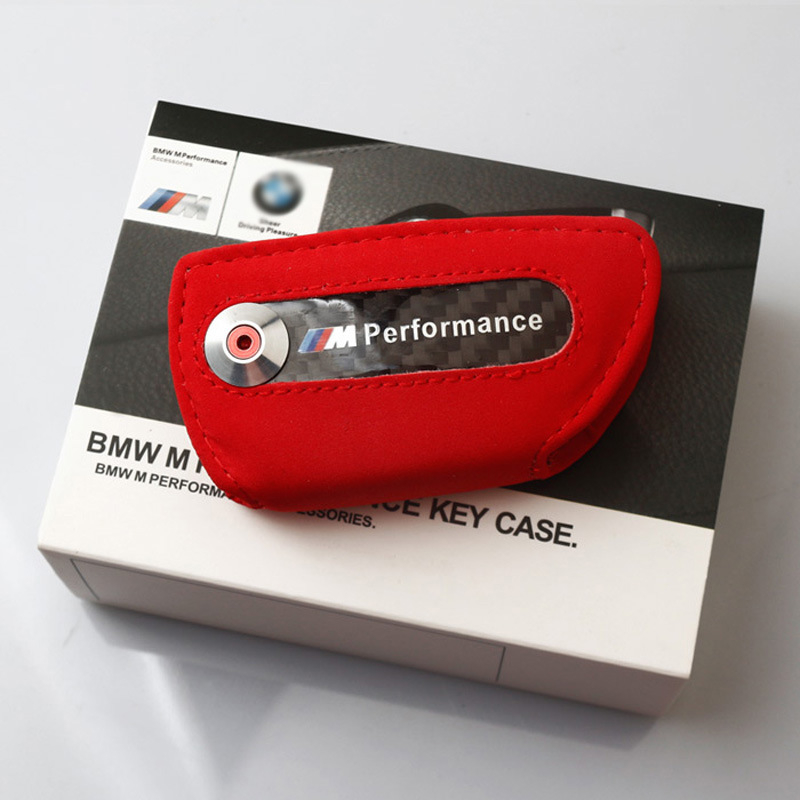 Θήκη κλειδιών BMW από σουέντ για σειρές 1/3/5/6/7 GT, X3/X4 — Απλός σχεδιασμός