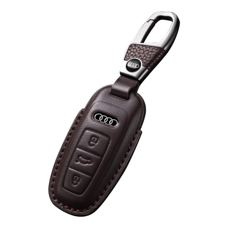FHAO futrola za ključ Audi – vrhunska koža, kompatibilna s A6L, A3/Q3/A4L, Q5L, Q7, A7L/Q2L/A5