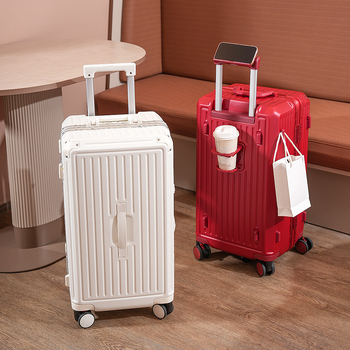 Curious Mouse utazóbőrönd, ABS anyag, TSA kombinációs zár, bővítő réteg, csendes görgők üzleti utazásokhoz