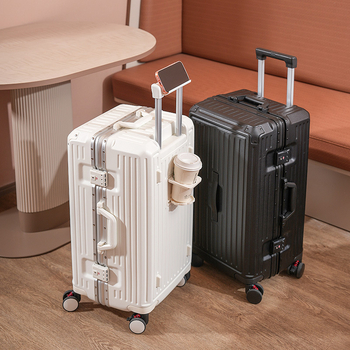 Curious Mouse utazóbőrönd, ABS anyag, TSA kombinációs zár, bővítő réteg, csendes görgők üzleti utazásokhoz