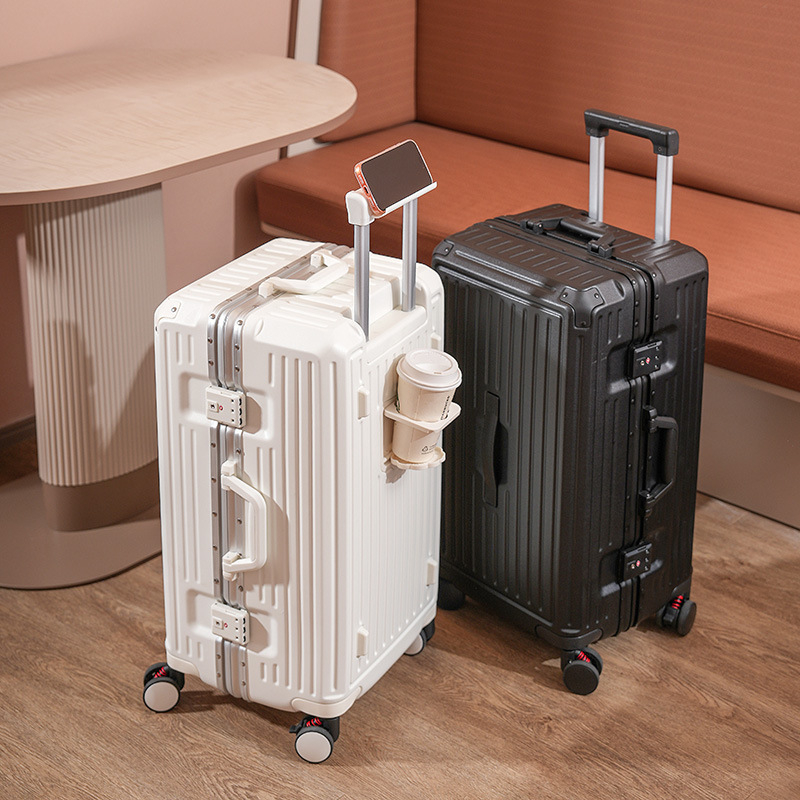 Curious Mouse utazóbőrönd, ABS anyag, TSA kombinációs zár, bővítő réteg, csendes görgők üzleti utazásokhoz