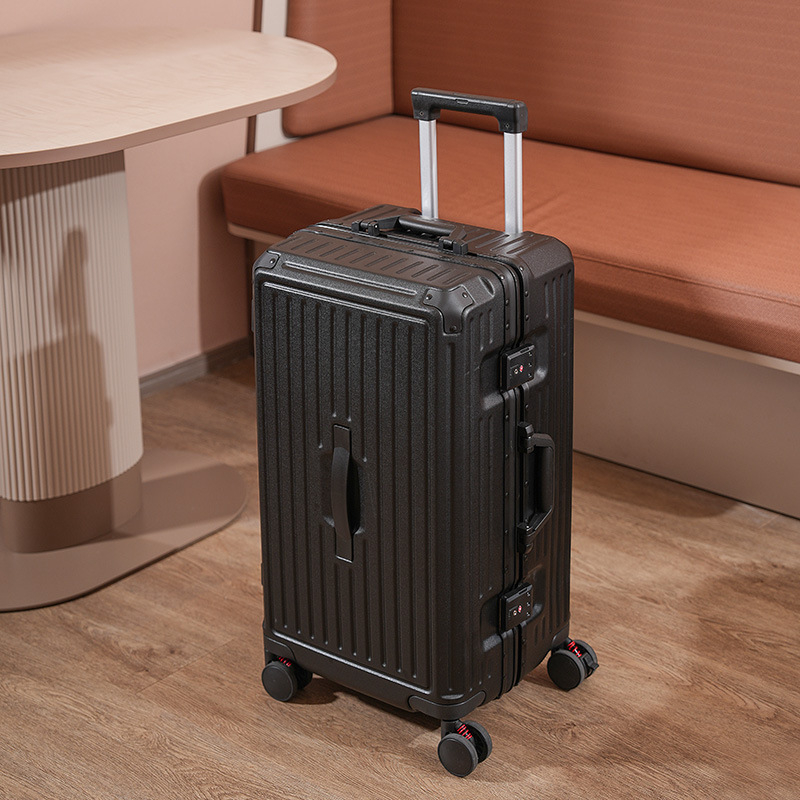 Curious Mouse utazóbőrönd, ABS anyag, TSA kombinációs zár, bővítő réteg, csendes görgők üzleti utazásokhoz