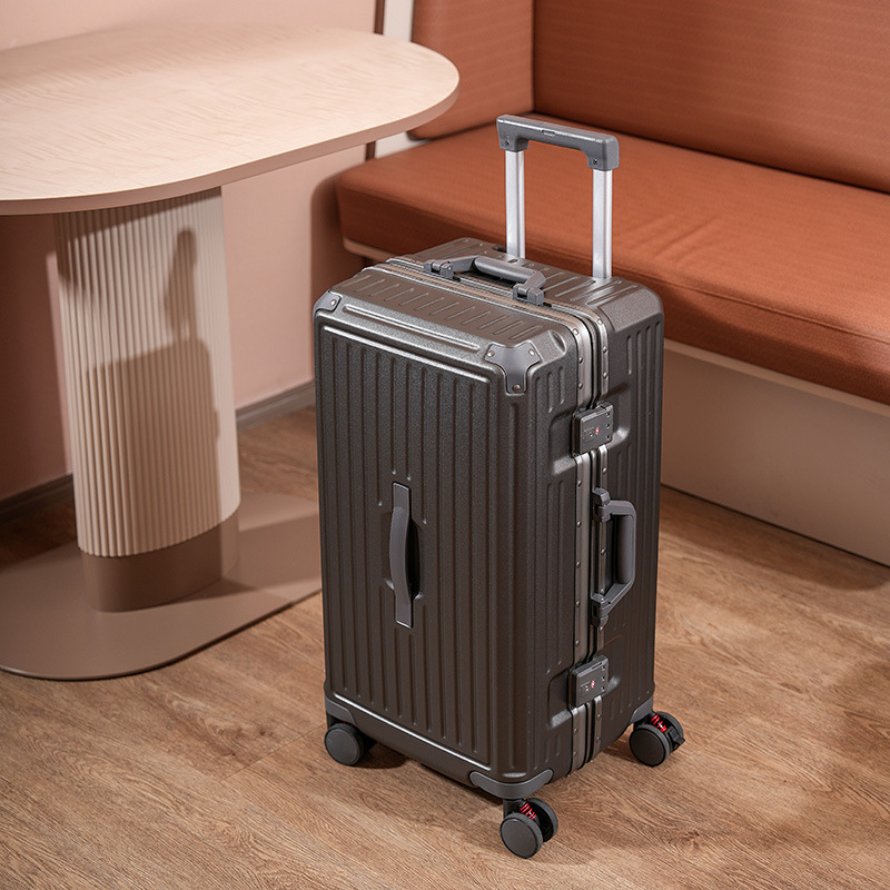 Curious Mouse utazóbőrönd, ABS anyag, TSA kombinációs zár, bővítő réteg, csendes görgők üzleti utazásokhoz