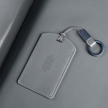 Kožna futrola za kartice i ključeve od kravlje kože, minimalistički stil, NFC, podržava proximit kartice, prilagodljiva