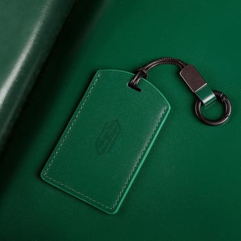 Kožna futrola za kartice i ključeve od kravlje kože, minimalistički stil, NFC, podržava proximit kartice, prilagodljiva