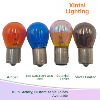 Automobilio stabdymo lemputė S25 halogeninė, 12/24V, 21/5W, vienos ar dviejų siūlų, plokščias kontaktas, kryžminis kontaktas, aukštas/žemas kojelė