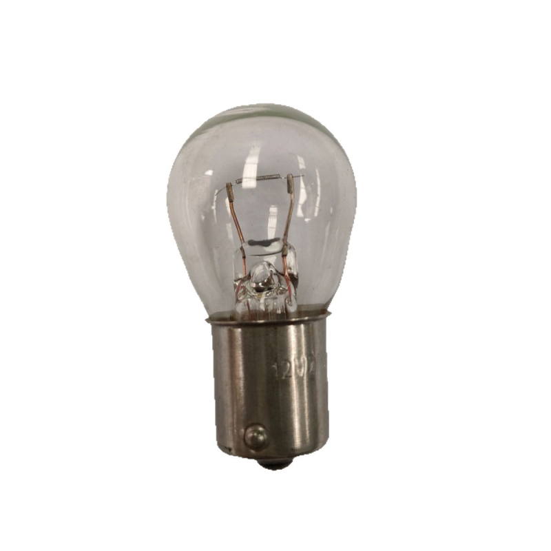 Automobilio stabdymo lemputė S25 halogeninė, 12/24V, 21/5W, vienos ar dviejų siūlų, plokščias kontaktas, kryžminis kontaktas, aukštas/žemas kojelė