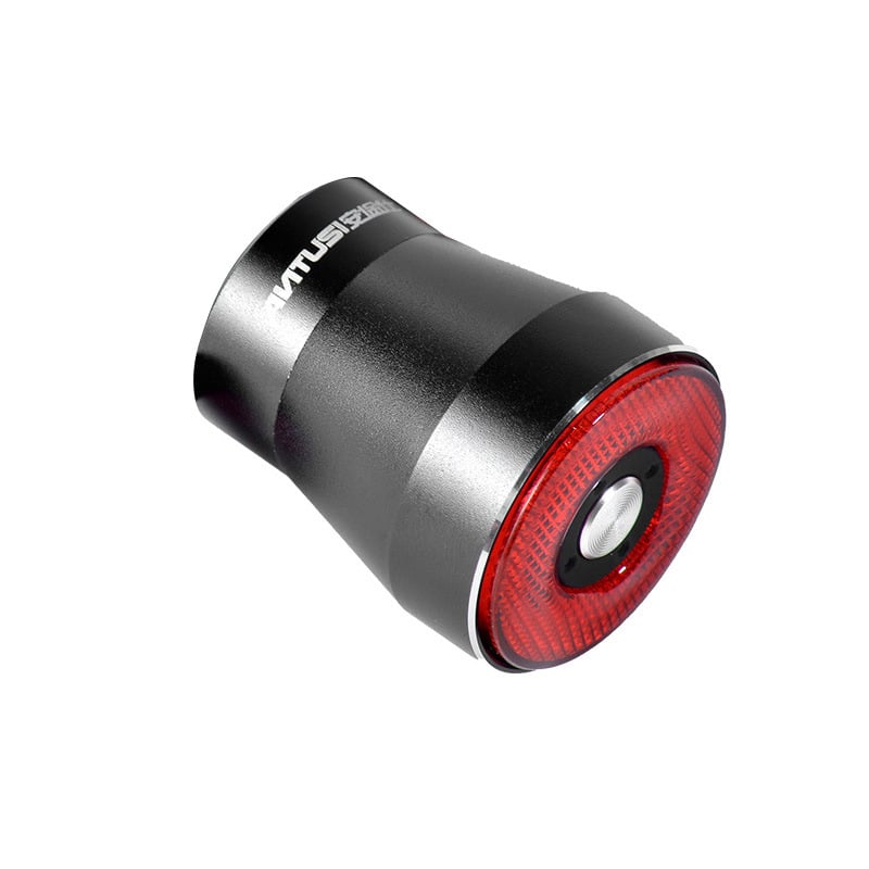 DEEPSPACE DS-012 Velosipēda aizmugurējā gaisma un sēdekļa soma, PU āda, ūdensizturīgs, oglekļa raksta ciets korpuss, tilpums 1,5 L