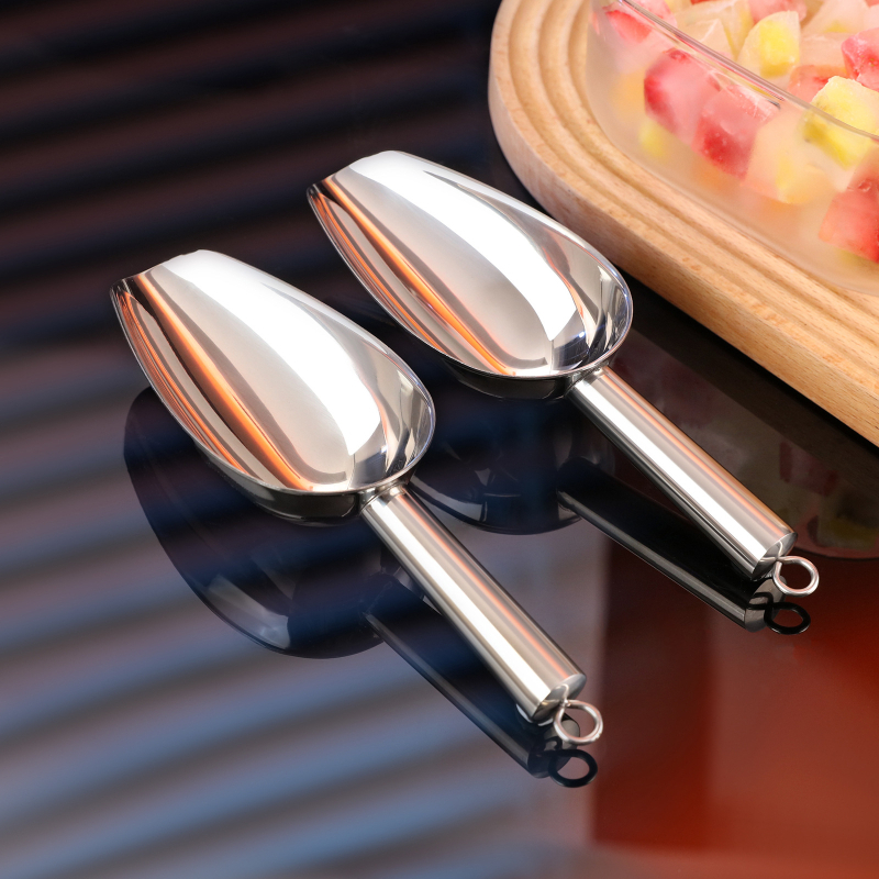 Σετ κουτάλι-σπατούλα από ανοξείδωτο ατσάλι 201, αντιολισθητικό, θερμοανθεκτικό, θερμομονωτικό, μοντέρνος μινιμαλιστικός σχεδιασμός