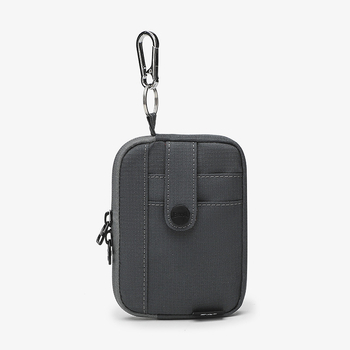 Монетник от найлон, уличен стил, мини чанта с ключодържател, ултралек, 1 сгъвка, универсален за мъже и жени