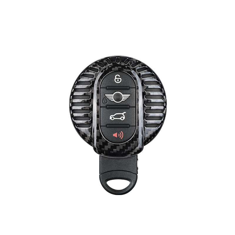 Θήκη κλειδιού MINI από ανθρακονήματα με JCW αλυσίδα – συμβατή με κλειδιά MINI Cooper F56/F55/F54/F60, μοντέρνος σχεδιασμός