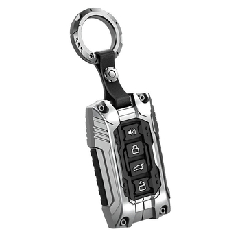 Μεταλλική θήκη κλειδιών σε στυλ πανοπλίας για Tank 700 New Energy, συμβατή με κλειδιά TANK500/300; υλικό: κράμα ψευδαργύρου και gel σιλικόνης