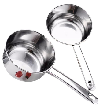 Νεροκούταλα από ανοξείδωτο ατσάλι 304, παχύτερο σώμα, κοντή λαβή, ανθεκτικό στη θερμότητα