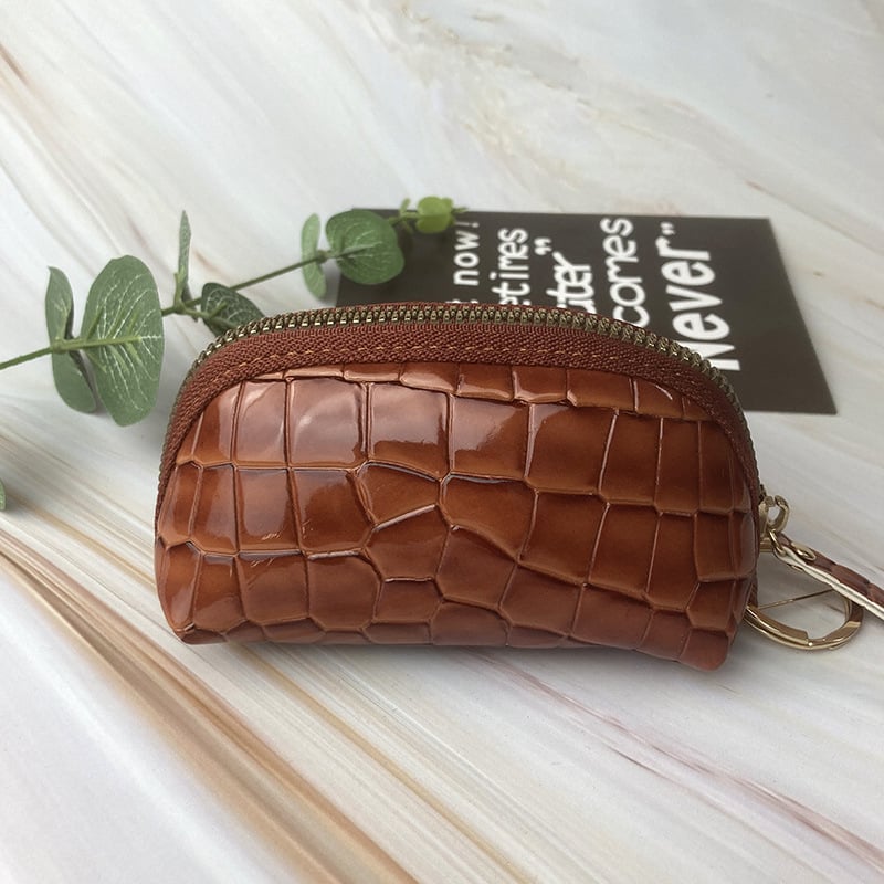 Mingchuang PU bőrpénztárca érmeinek, nyomtatott minta, városi egyszerű stílus