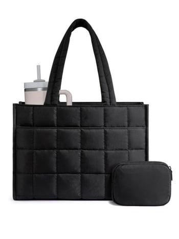 Ženska tote torba s džepom za laptop, lagana, velika kapaciteta, više pretinaca, Oxford platno