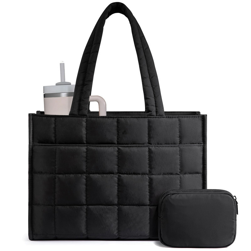 Ženska tote torba s džepom za laptop, lagana, velika kapaciteta, više pretinaca, Oxford platno