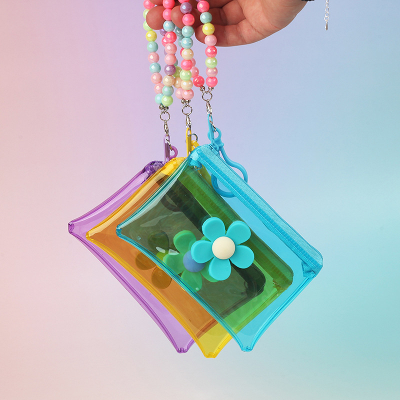 Монетник – плюшена материя, флорални мотиви, уличен стил, унисекс, без подплата