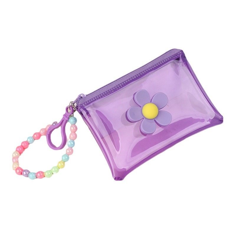 Монетник – плюшена материя, флорални мотиви, уличен стил, унисекс, без подплата