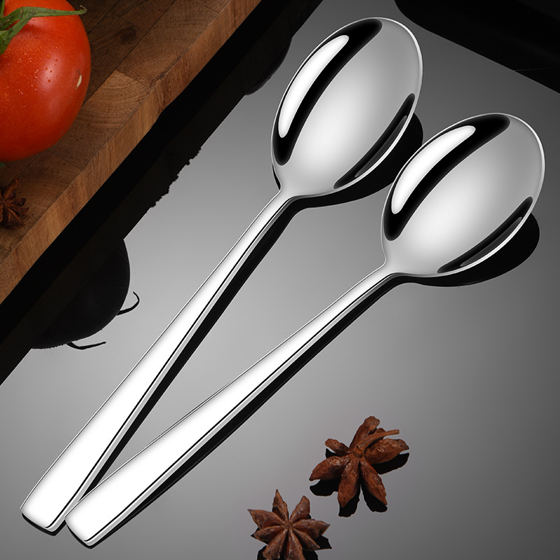 304 nehrđajućeg čelika dugačka žlica za posluživanje s graviranjem, marka Mrs. King, stil Japan/Korea