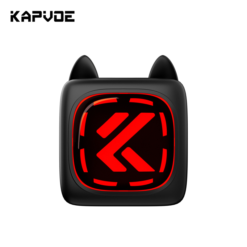 Kapvoe inteligentné zadné svetlo pre bicykel — USB-C nabíjanie, 400 mAh batéria, upevnenie sponou, nočné jazdenie