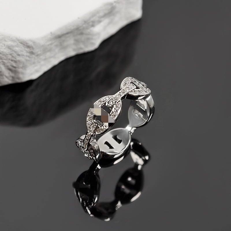 Пръстен с геометрична форма на нос на прасе, меден материал, електроплакиране, произход Гуандун, пролет 2025.