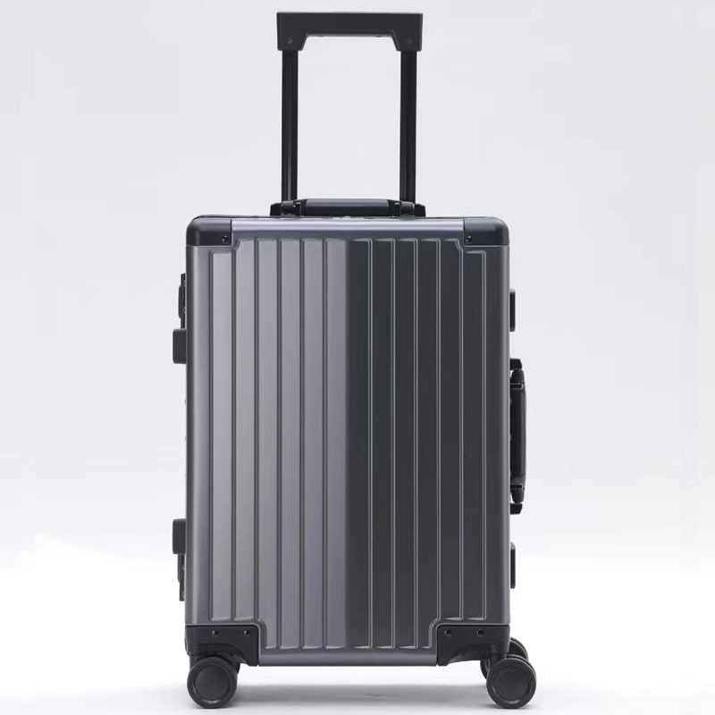 Kufor od aluminij-magnezijske legure s universalnim kotačićima, 28-inčni kofer za check-in i 20-inčni ručni kofer, proširivi pretinac, TSA zaključavanje, lagan, vodootporan, antibakterijski, suho/mokra podjela.