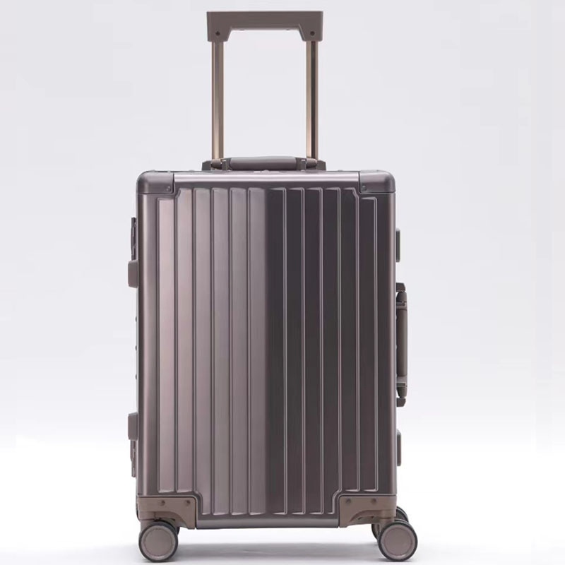Kufor od aluminij-magnezijske legure s universalnim kotačićima, 28-inčni kofer za check-in i 20-inčni ručni kofer, proširivi pretinac, TSA zaključavanje, lagan, vodootporan, antibakterijski, suho/mokra podjela.