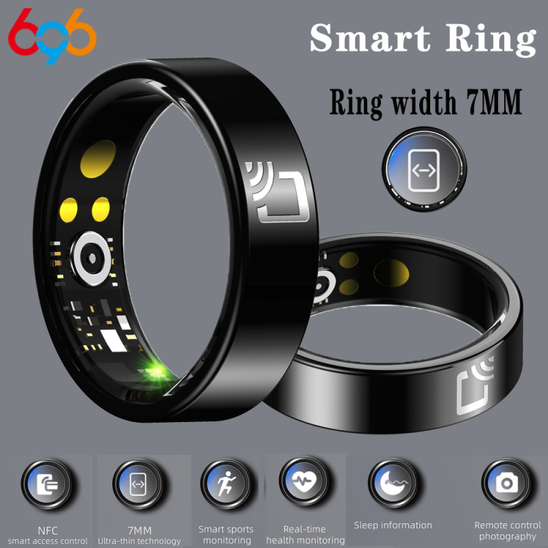 R20 keramički pametni prsten s NFC pristupom, mjerenje otkucaja srca, SpO2, praćenje sna i brojanje koraka