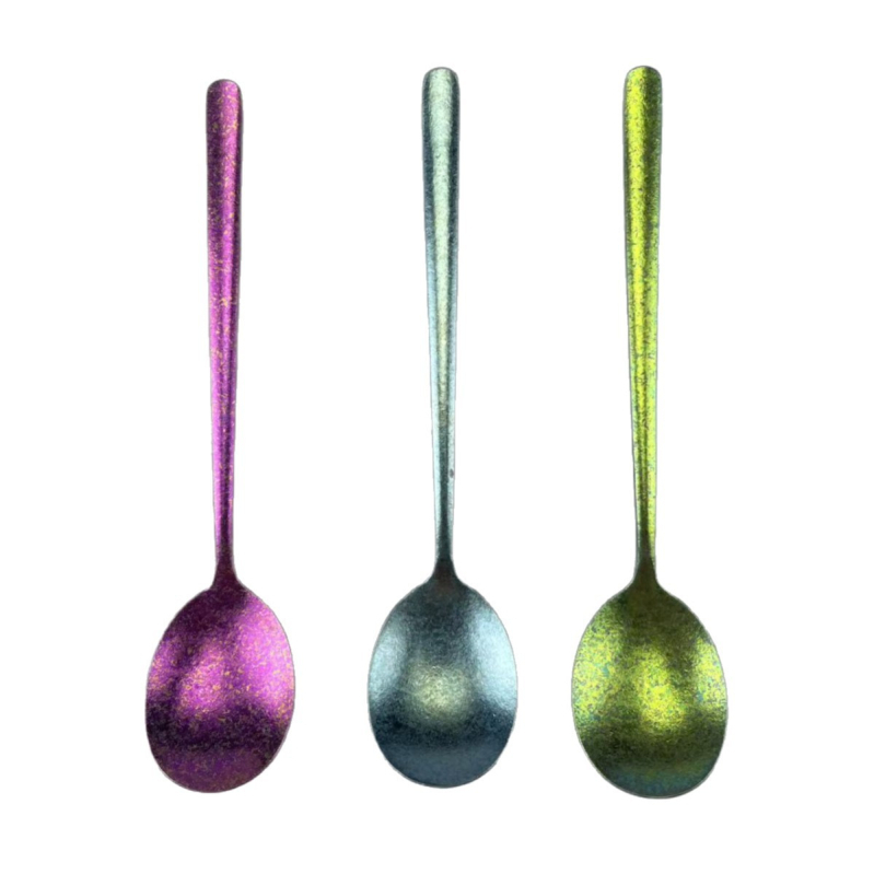 Lingură din titan pur, lingură pentru pepene, design modern minimalist inspirat de Coreea, personalizabil pentru uz casnic și camping