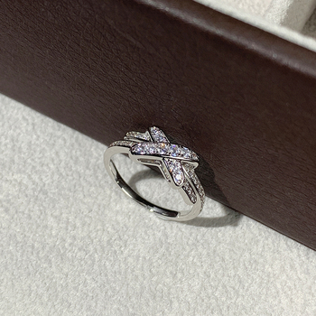 Inel cerc simplu, din V aur, design geometric, placare electrolitică