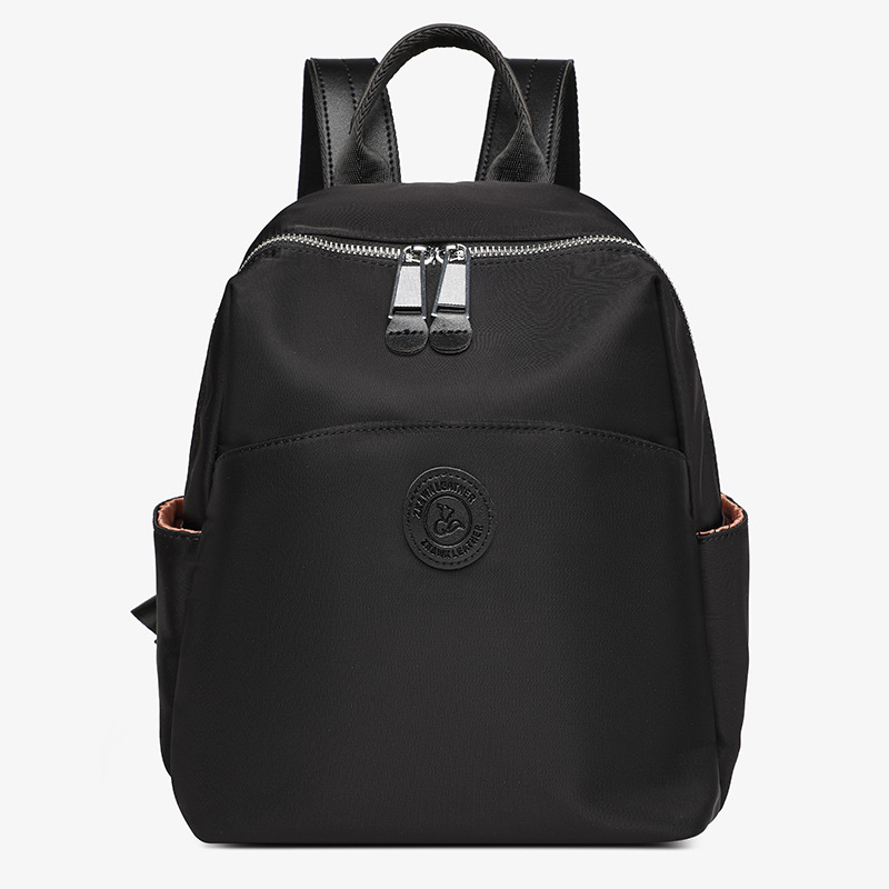 Rucsac cu design neutru, material Oxford, închidere cu fermoar, buzunare interne: buzunar cu fermoar, buzunar pentru telefon, buzunar pentru ID, Primăvara 2025.