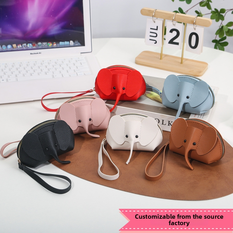 Xinyao PU mincová peňaženka, vodotesná, s karabínou na kľúče, jar 2025 model