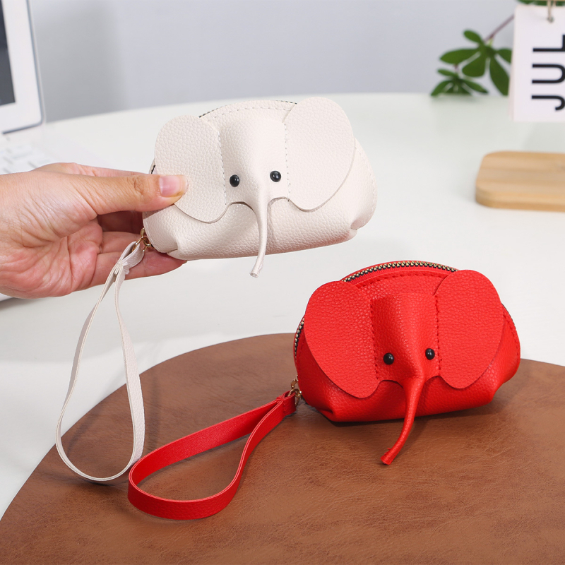 Xinyao PU mincová peňaženka, vodotesná, s karabínou na kľúče, jar 2025 model