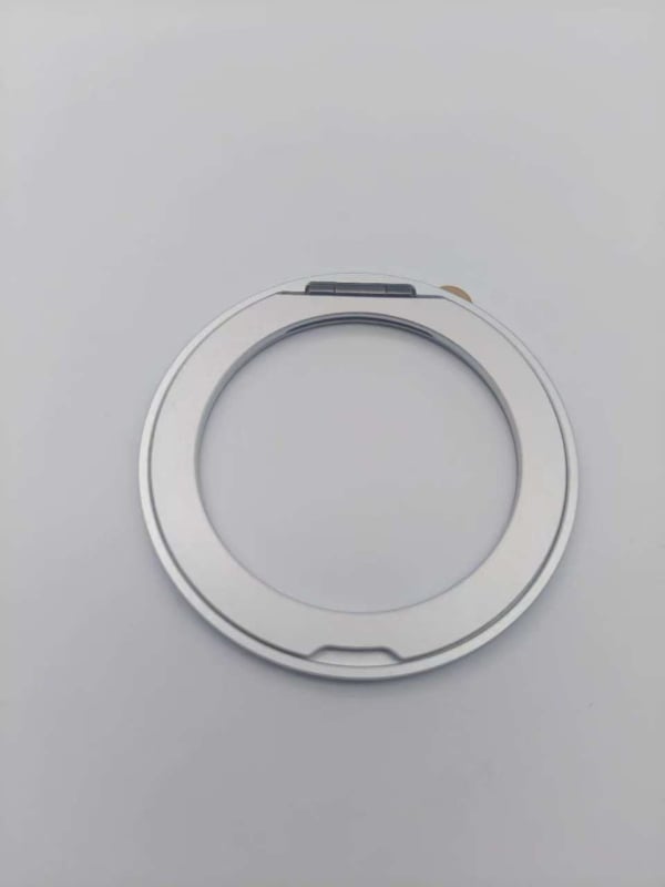 Metalo telefono dėklo laikiklis su 360° sukimu, 2,3 mm storio, minimalistinis žiedo laikiklis